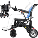42 lbs Lightweight Electric Wheelchair – Foldable, Bluetooth Remote & Dual Batteries, 500W Power