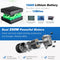 42 lbs Lightweight Electric Wheelchair – Foldable, Bluetooth Remote & Dual Batteries, 500W Power