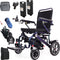 42 lbs Lightweight Electric Wheelchair – Foldable, Bluetooth Remote & Dual Batteries, 500W Power