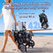 42 lbs Lightweight Electric Wheelchair – Foldable, Bluetooth Remote & Dual Batteries, 500W Power