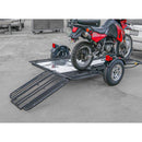 3-Rail Motorcycle Transport Trailer – Heavy-Duty Bike Hauler with Secure Rails